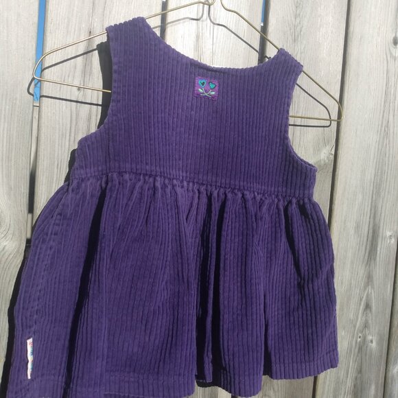 Vintage Baby Corduroy Dress PLEASE MUM Sleeveless Jumper - Picture 13 of 13